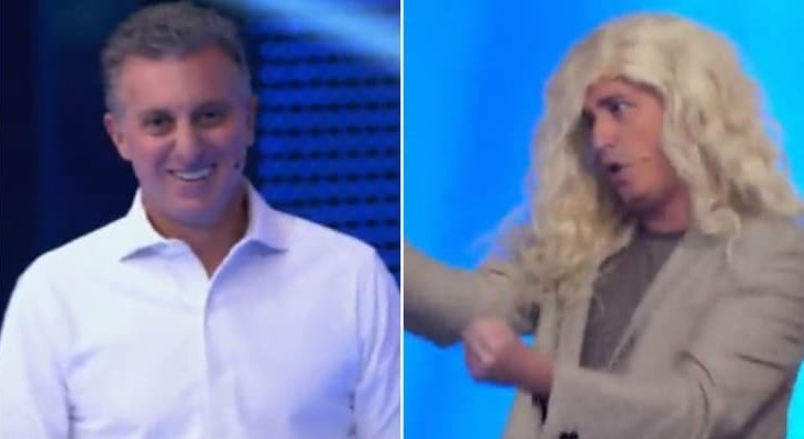 VÍDEO: Luciano Huck se irrita com imitação de Angélica ao vivo