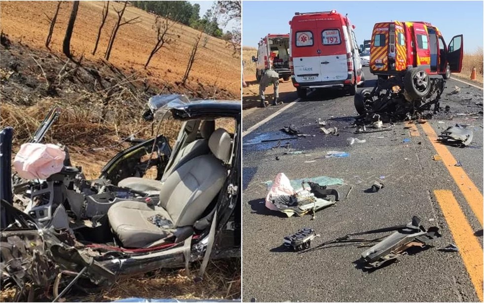Tragédia: acidente entre dois carros mata sete pessoas