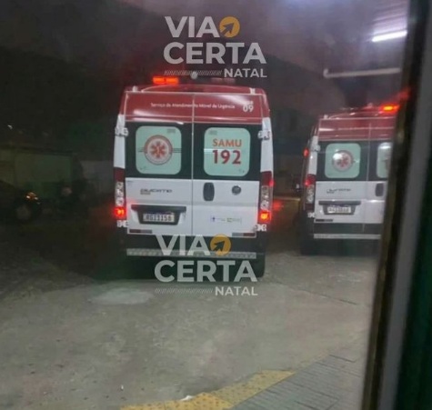 Três pessoas são atingidas por bala perdida após troca de tiros em Natal