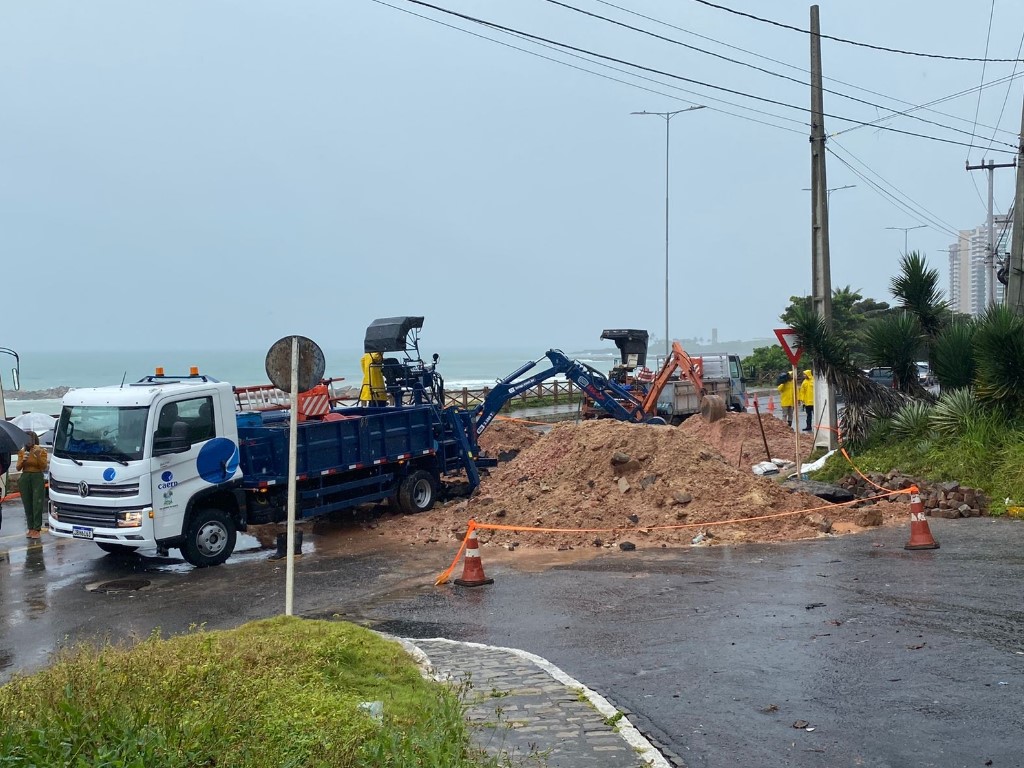 Seinfra explica necessidade de obra na Avenida Silvio Pedroza, em Areia Preta; confira