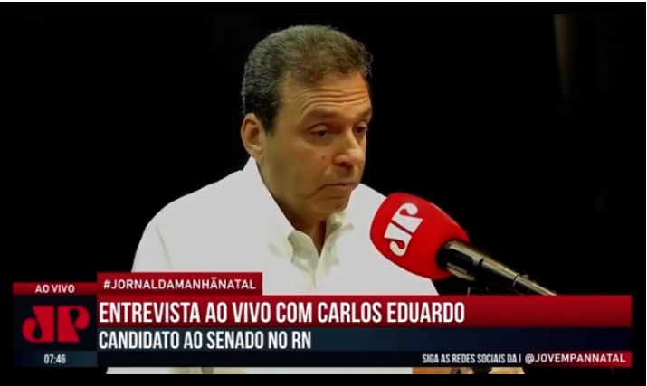 VÍDEO: Carlos Eduardo confirma voto em Ciro Gomes; ASSISTA