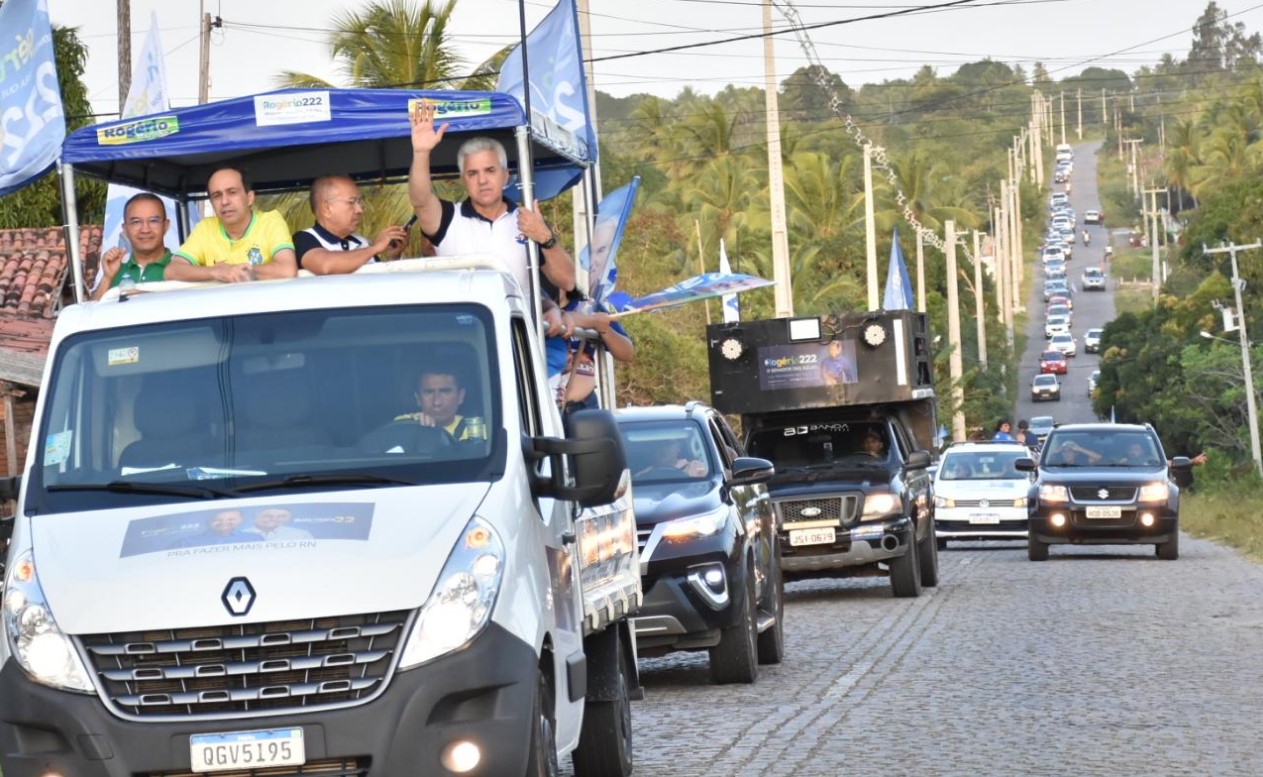 Luiz Eduardo comanda grande carreata com Kelps e Fábio Dantas em Maxaranguape e Ceará-Mirim