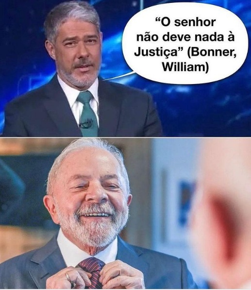 Presidente nacional do PT usa Bonner como garoto propaganda de Lula após frase no JN