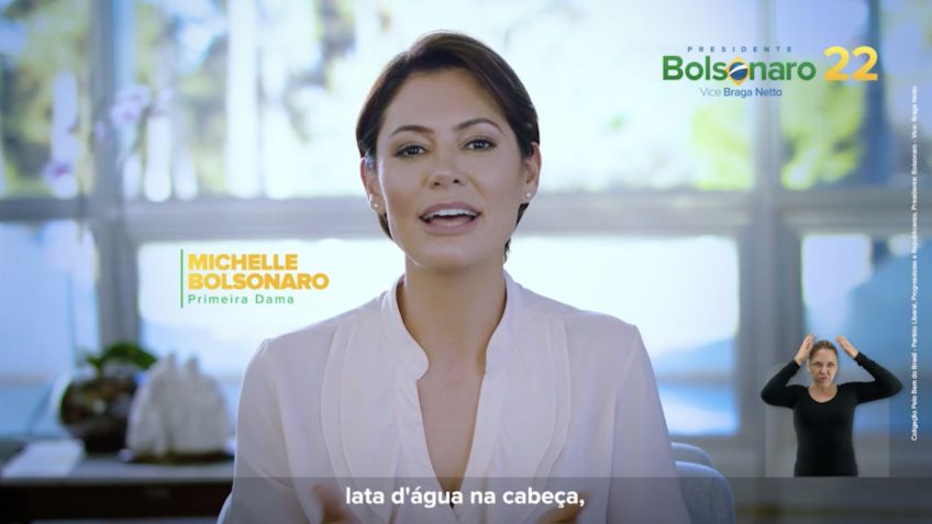 VÍDEO: Michelle estreia em propaganda de TV de Bolsonaro