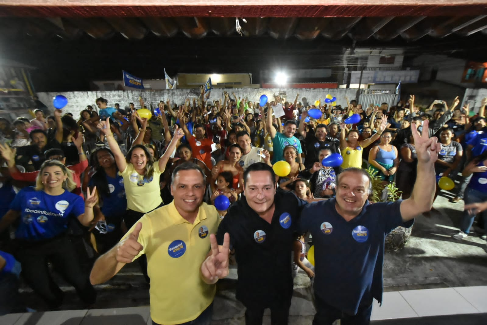 Aldo Clemente reúne multidão na Zona Norte de Natal para encontro com Ezequiel e Paulinho