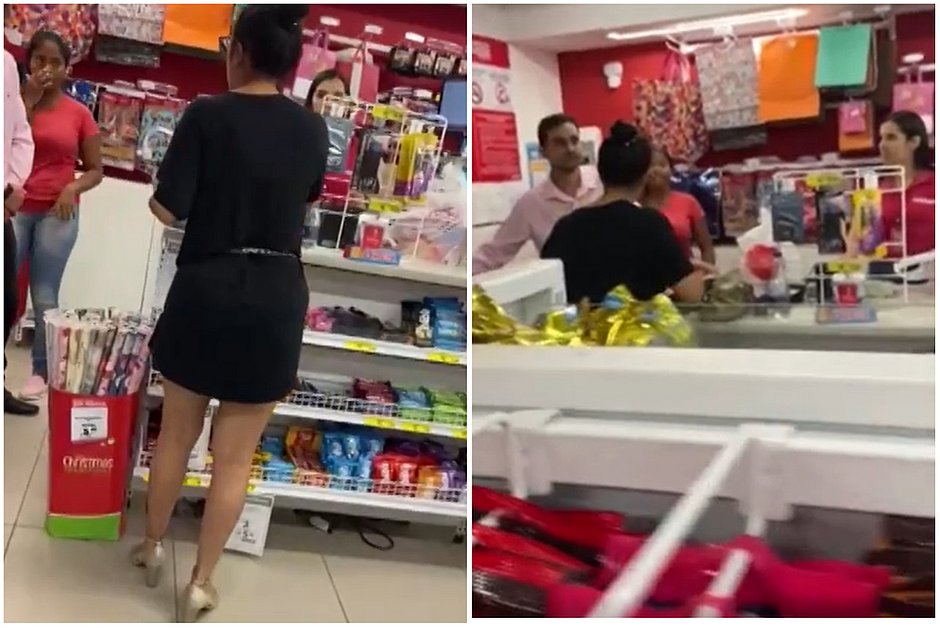 VÍDEO: Mulher é investigada por injúria racial após chamar funcionária de loja de 'neguinha escrava; ASSISTA