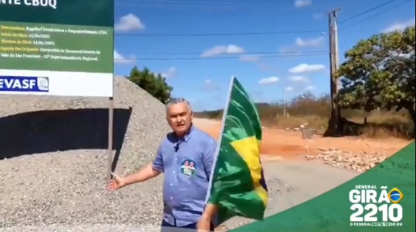 VÍDEO: Em Mossoró, Girão celebra obras da Estrada do Melão; ASSISTA