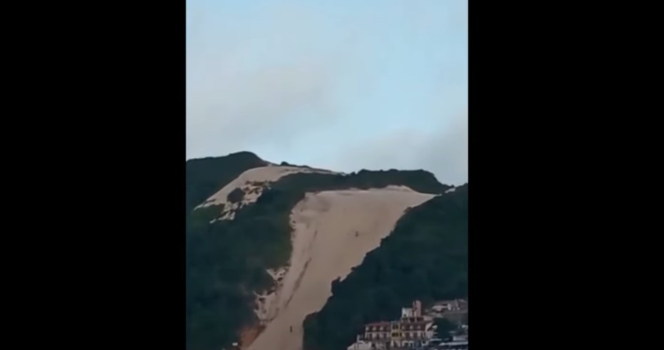 VÍDEO: Pessoas são flagradas subindo o Morro do Careca