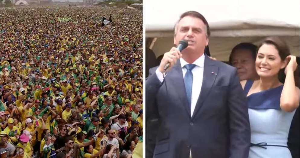 Bolsonaro cita “luta do bem contra o mal”, repete Alckmin e diz que PT tenta voltar à cena do crime