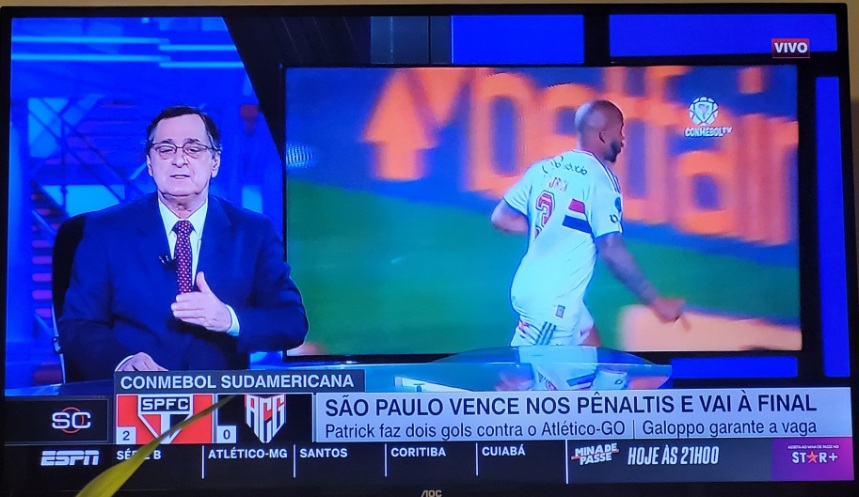 Comentarista passa mal ao vivo em programa da ESPN