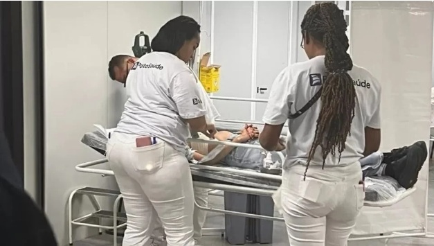 Mulher é atingida na cabeça por algo não identificado no Rock in Rio
