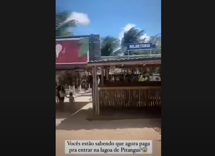 VÍDEO: “Vocês venderam a lagoa por quanto”? Mulher fica indignada por ter que pagar pra entrar na Lagoa de Pitangui