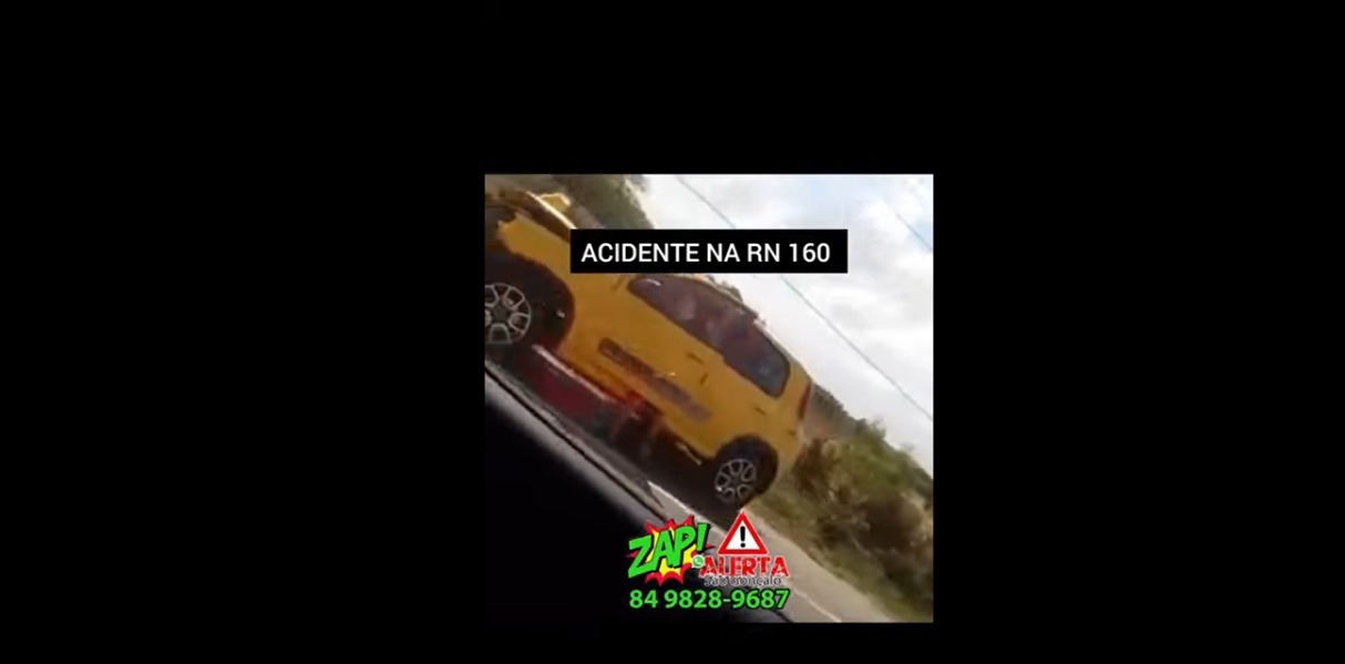 [VÍDEO] Filho de prefeito sofre acidente e fica ferido em estrada da Grande Natal