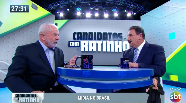 Ciro está "surtando", diz Lula em entrevista a Ratinho