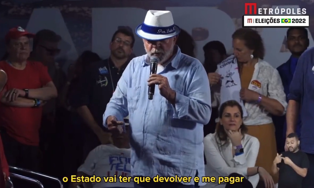 VÍDEO: “O Estado vai ter que devolver e me pagar os prejuízos que causaram na minha vida”, diz Lula sobre...