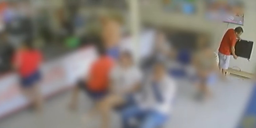 VÍDEO: Homem furta televisão na frente de funcionários e clientes em Natal