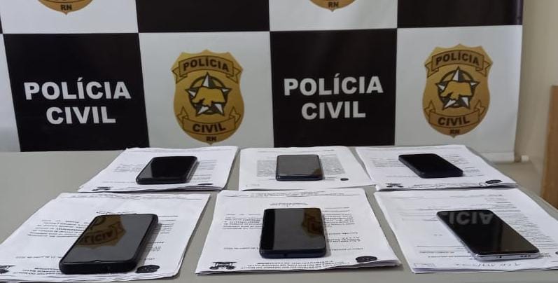 Operação da Polícia Civil recupera celulares roubados e autua dez suspeitos por receptação na Grande Natal