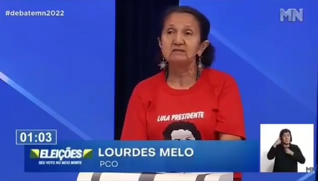 VÍDEOS: Candidata meme do Piauí interrompe debate porque adversário policial estava armado; ASSISTA