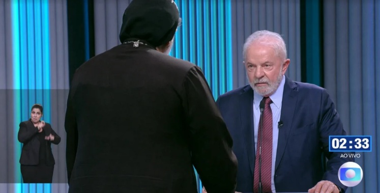 Debate na Globo é interrompido após bate-boca entre Lula e Kelmon