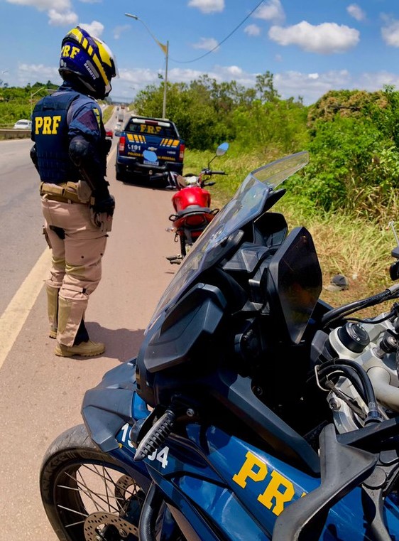 PRF recupera motocicleta minutos após o roubo na Grande Natal