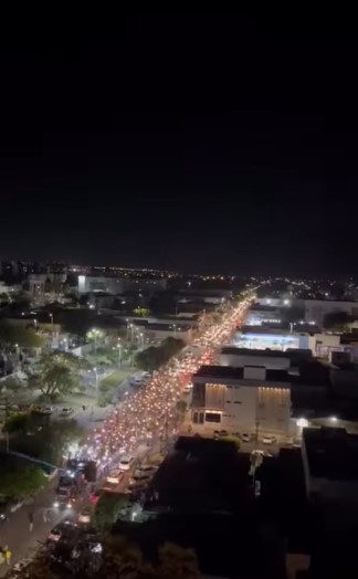 VÍDEO: Carreata gigante pró-Bolsonaro impressiona em Mossoró; ASSISTA
