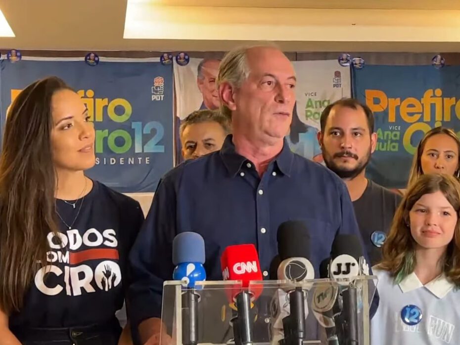 VÍDEO: Ciro adia decisão sobre apoio no 2º turno e diz que ‘nunca viu algo tão ameaçador’