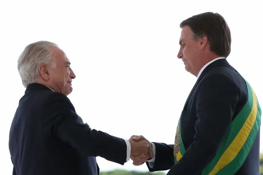 Michel Temer decide apoiar Bolsonaro e Tarcísio no segundo turno