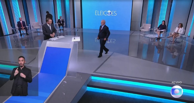 Globo antecipa horário de debate de Lula e Bolsonaro no 2º turno