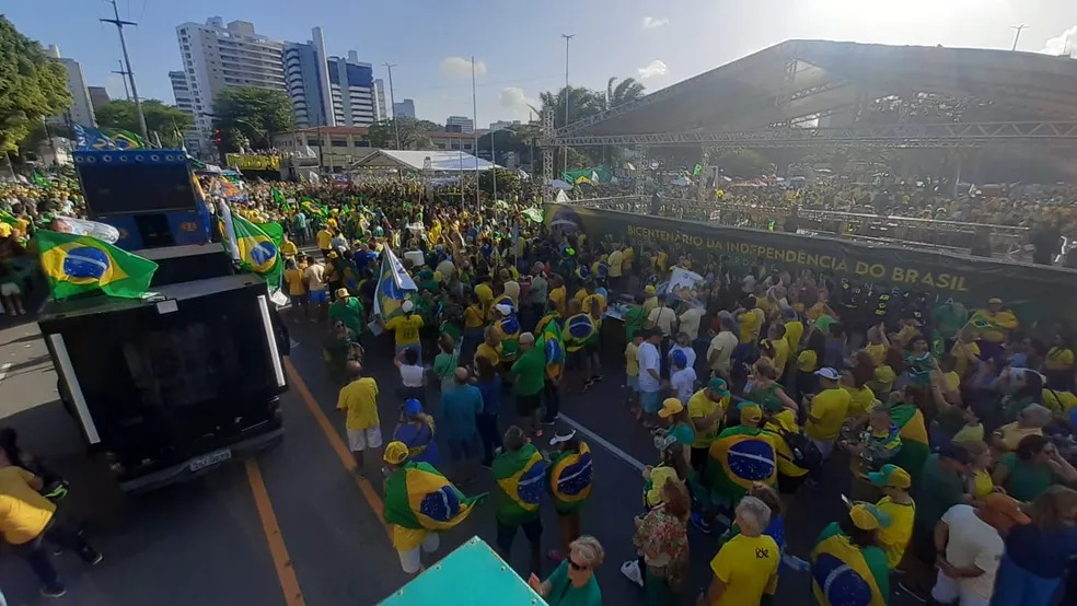 Carreata pró-Bolsonaro é realizada em Natal neste sábado