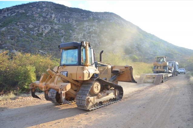 Primeiro trecho de estrada da Serra do João do Vale está em andamento no RN