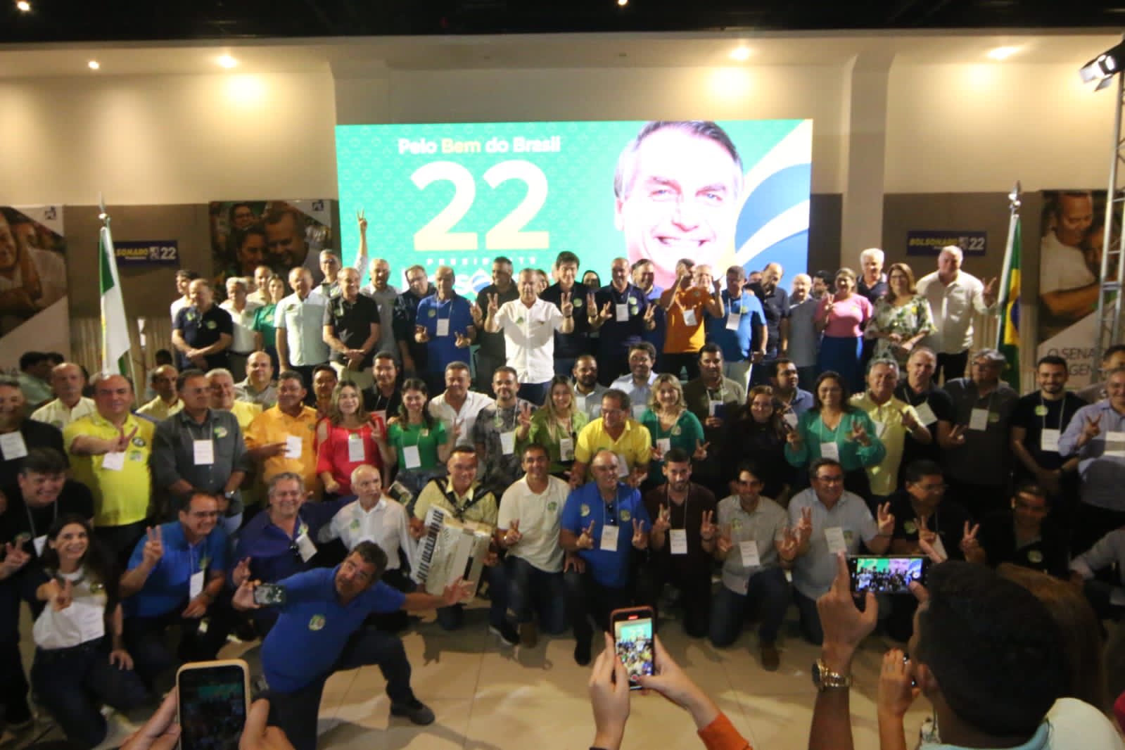 Campanha de Bolsonaro no RN conta com 100 prefeitos