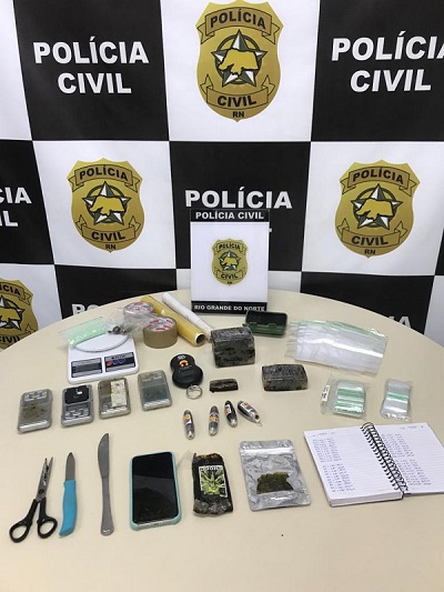 Polícia Civil prende suspeito por tráfico de drogas em Natal