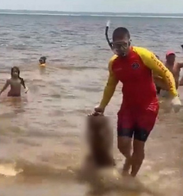 Banhistas acham ossada em Manaus; familiares de desaparecidos vão ao IML