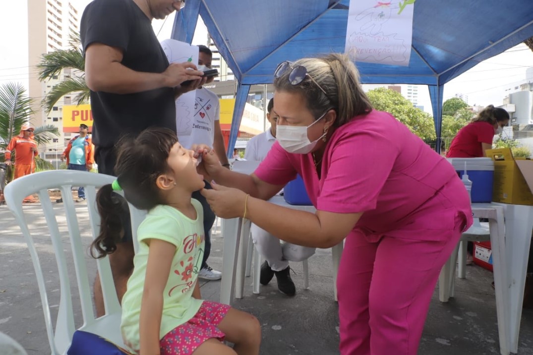 Natal realiza vacinação infantil no Dia das Crianças