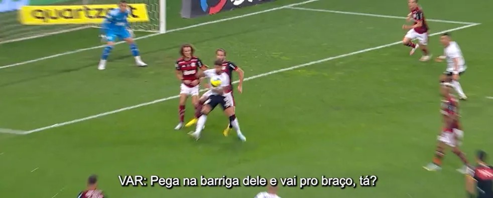 [VÍDEO] CBF divulga áudio do VAR em polêmica de Corinthians x Flamengo: "Desvia na barriga"