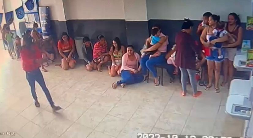 VÍDEO: Mulher é feita refém durante tentativa de assalto em lotérica no interior do RN