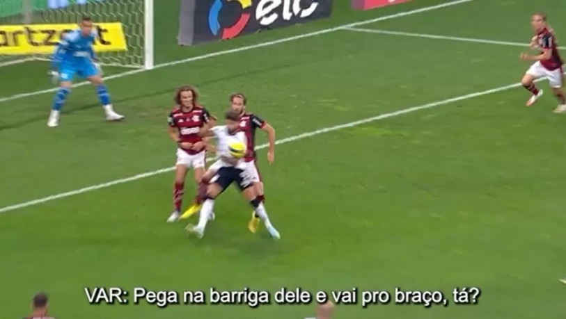 CBF diz que árbitro acertou em polêmica de pênalti de Corinthians x Flamengo