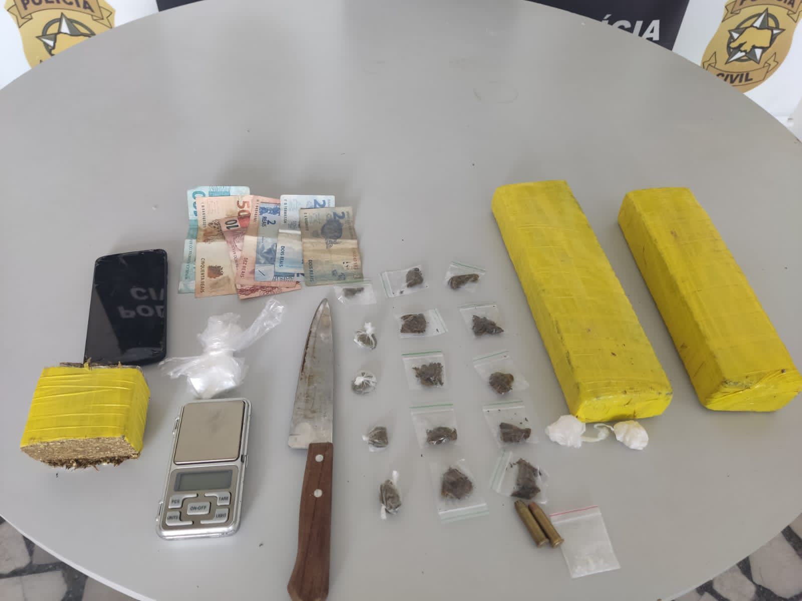 Polícia Civil prende suspeito por tráfico de drogas e posse ilegal de munições no RN
