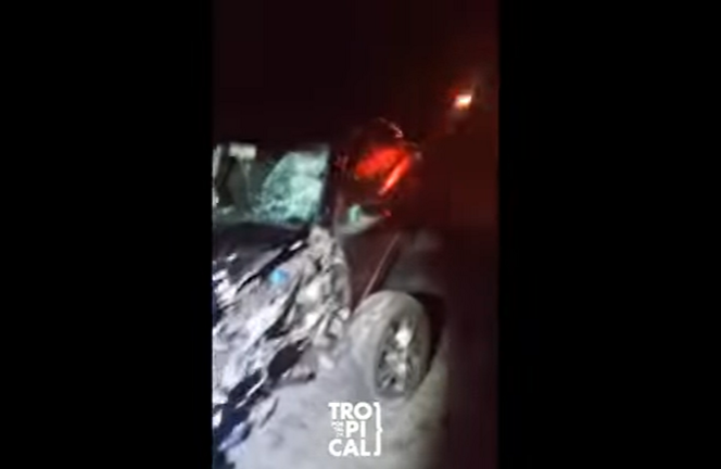 VÍDEO: Motociclista morre após bater de frente com carro na BR-304 no RN