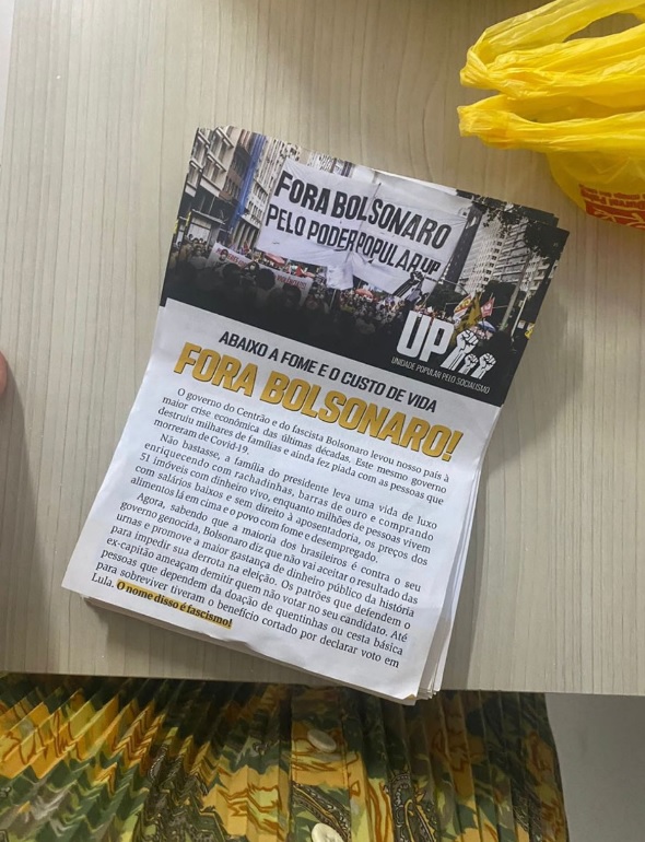 VÍDEO: Grupo pró Lula entra na UNP e faz campanha em plena sala de aula