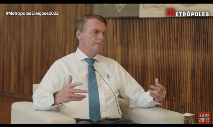 VÍDEO: “Pesquisas internas da campanha mostram empate técnico”, afirma Bolsonaro