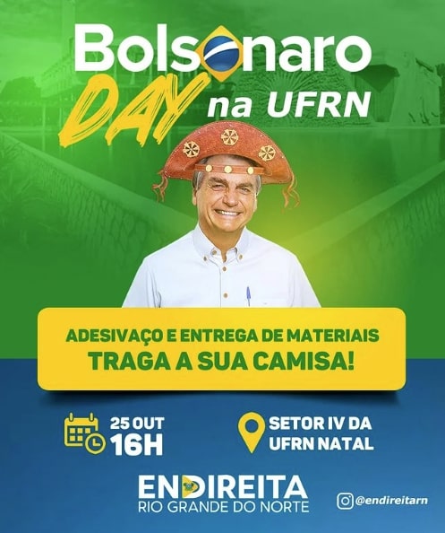UFRN vai ter atos pró-Bolsonaro e pró-Lula nesta terça-feira