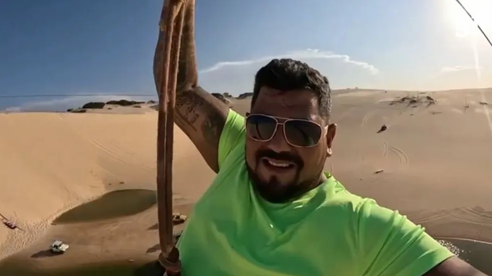 VÍDEO: Turista filmou queda de tirolesa que o levou à morte em Canoa Quebrada