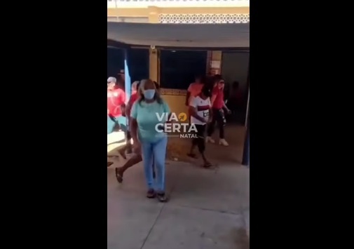 VÍDEO: Correia em escola assusta eleitores na Grande Natal