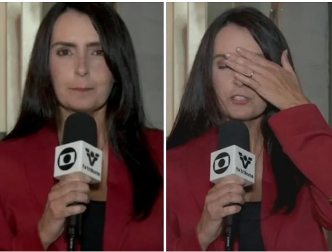 (VÍDEO) Repórter tranquiliza telespectadores após desmaiar ao vivo: 'apaguei'