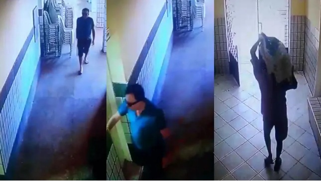 VÍDEO: Diretor de escola é preso suspeito de furtar carne de merenda escolar