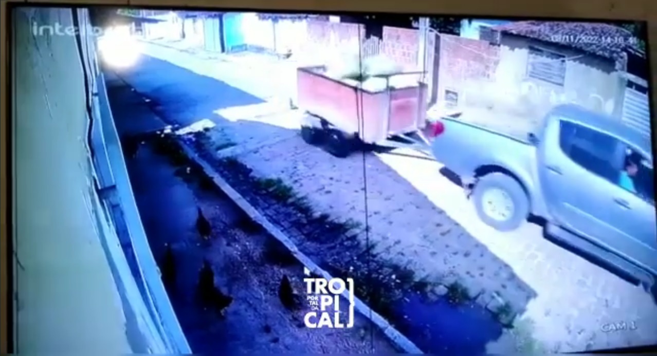 VÍDEO: Cachorro morre atropelado por caminhonete em rua na Grande Natal; motorista disse que não viu animal