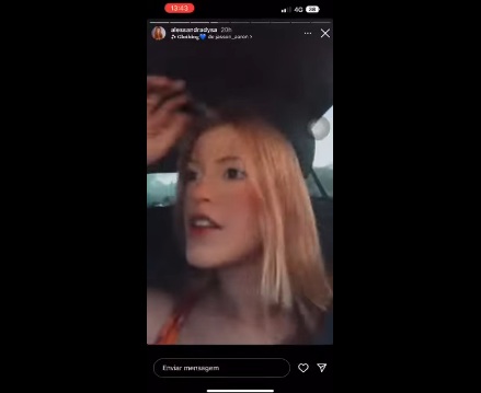 VÍDEO: Influencer potiguar causa polêmica ao gravar stories fugindo de blitz da Lei Seca