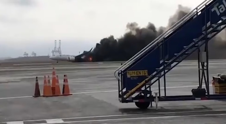 Dois morrem em acidente com avião da Latam e caminhão de bombeiros no Peru