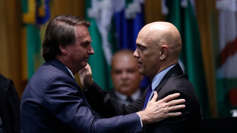STF julga pedido de Jair Bolsonaro para investigar Alexandre de Moraes
